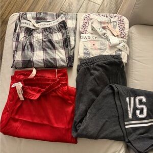 Victoria's Secret Pajamas - 4 pairs, 3 NWT